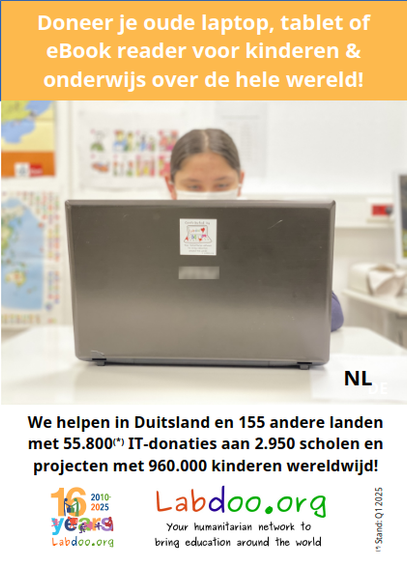 Niederländischer Labdoo-Flyer