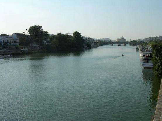De Guadalquivir bij Sevilla