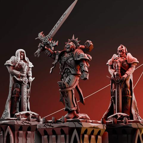 Imperial themed grimdark terrain for Warhammer 40k from Mystic Pigeon Gaming