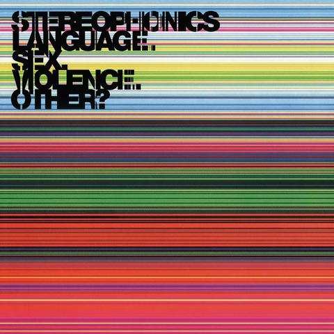 An image of the cover of the album 'Language.Sex.Violence.Other?' by Stereophonics