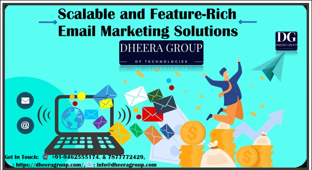#EmailMarketingSolutions - Boost Your Business Growth with Advanced Strategies. Grow your business with our scalable and feature-rich email marketing solutions. Get In Touch: 📲 +91-9462555174. & 7877772429, 🌐: https://dheeragroup.com/scalable-feature-rich-email-marketing-solutions/, 📧: info@dheeragroup.com