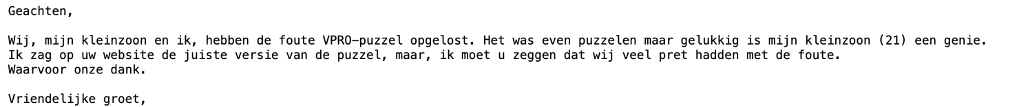 mail text