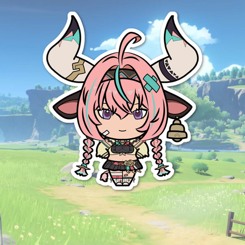 Chibi Art of Varesa from Genshin Impact.