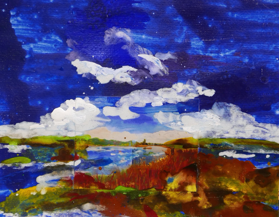 Landscape with photo 
