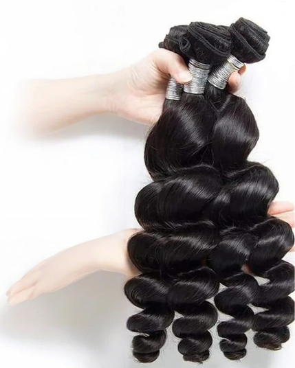 Premium Raw Indian Temple Wefted Hair – Round Wave  | 100% Original | 100g– Bella Hararo