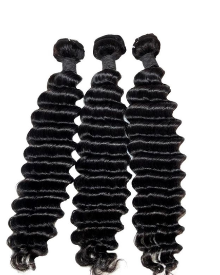Premium Raw Indian Temple Wefted Hair Deep Wave| 100% Original | 100g– Bella Hararo