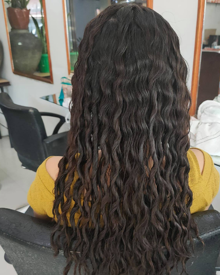 premium Raw Indian Temple Bulk Hair – Telephone Curly | 100% Virgin Temple Hair| 100g– Bella Hararo