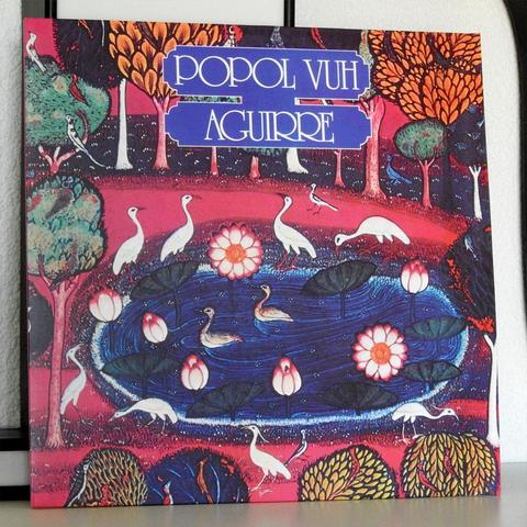 Record on a stand: Aguirre by Popol Vuh