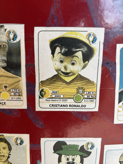 Ronaldo come pinocchio