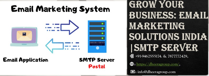 An email marketing system with SMTP integration empowers you to craft, send, and track engaging email campaigns directly through your own sending infrastructure. Take control of your email deliverability and connect with your audience effectively. Get In Touch: 📲 +91-9462555174. & 7877772429, 🌐: https://dheeragroup.com/email-marketing-in-india/
, 📧: info@dheeragroup.com
