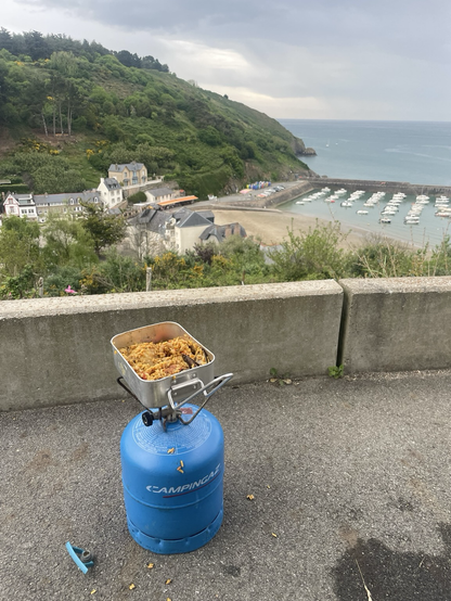 Paëlla et vu panoramique 