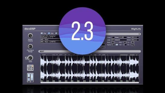 discoDSP HighLife 2.3 update