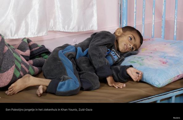 Stervend kind in Gaza