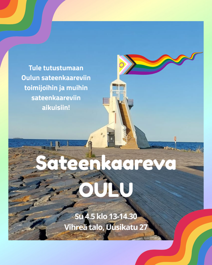 Su 4.5. klo 13-14.30
Vihreä talo Uusikatu 27