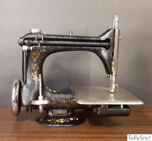 Singer model 24-24 chain stitch machine from the back