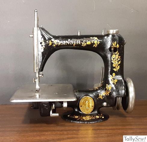 Singer model 24-24 chain stitch machine from the front