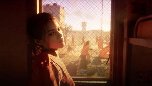 Lucia in prison in GTA 6 trailer.