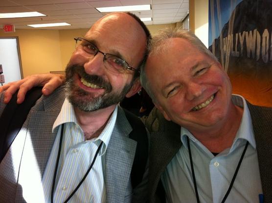 event professionals EventCamp East Coast: Photograph by Karen Brown of Mitchell Beer & Gary Brown at EC².