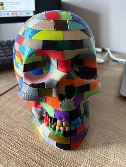 Building Blocks Skull