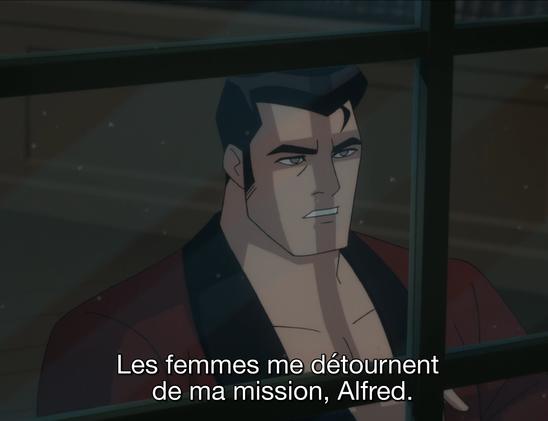 Bruce Wayne dans "Batman: Gotham by Gaslight": "Les femme me détournent de ma mission, Alfred" 