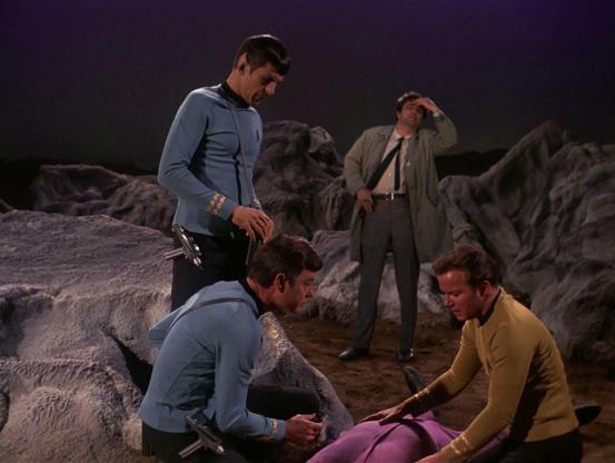 Columbo in a scene from TOS