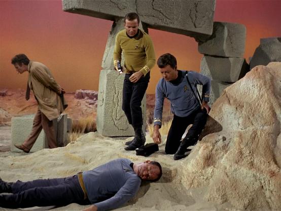 Columbo in a scene from TOS
