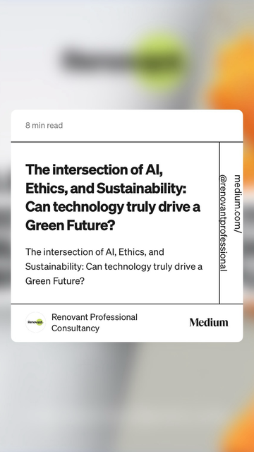 The intersection of AI, Ethics, and Sustainability: Can technology truly drive a Green Future? 
