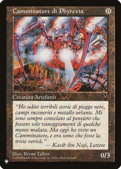 Card Name: Phyrexian Walker
Set: The List
Description: 
Artist: Bryan Talbot