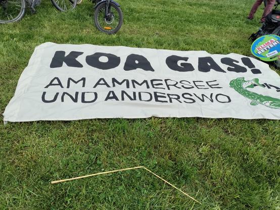 Transparent auf Gras. "koa gas! Am Ammersee und anderswo"
