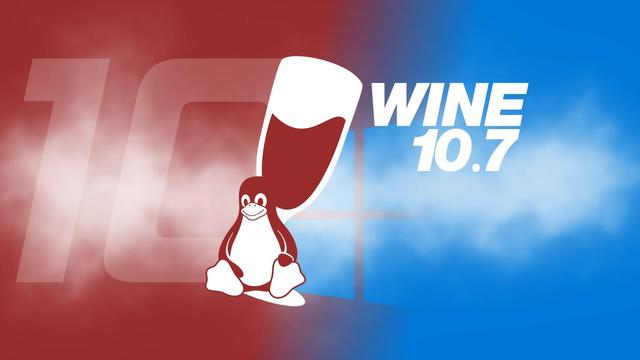 Wine 10.7 is out now, featuring user fault fd support, float format conversion updates, PDB backend work, and 14 bug fixes.