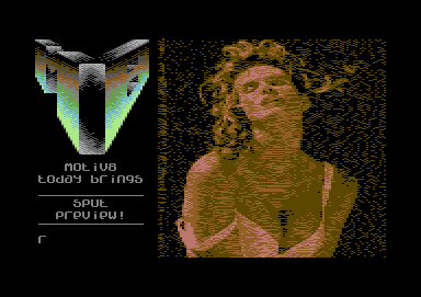 Screenshot of "Sput" - Crack: Motiv 8 (M8) - Published by - on Commodore 64 (1996)
