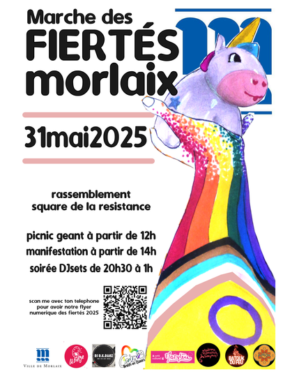 Affiche fiertés Morlaix 2025