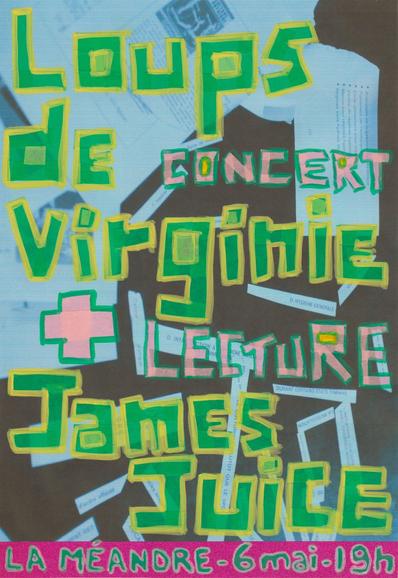 Affiche indiquant les informations pour cette soirée.