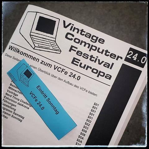 Foto Programmheft + Eintrittskarte