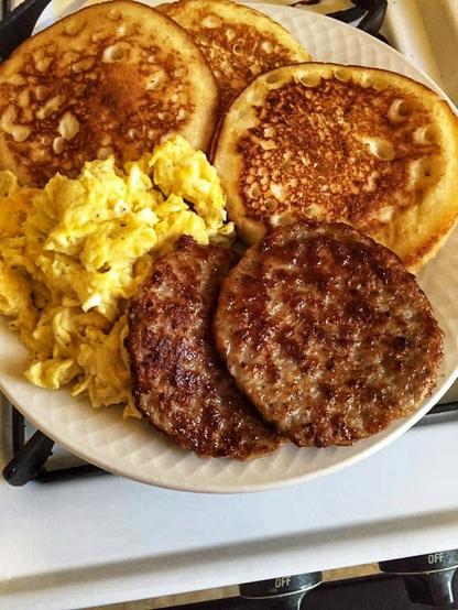 Home made breakfast. 