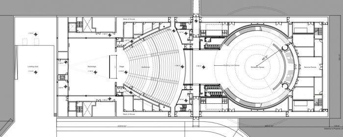 flexible meeting space: Image of Apple Campus II floor plan courtesy of Office Snapshots
