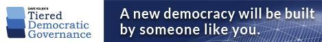 A new democracy will be built by someone like you.