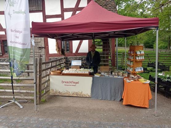 Saatgutstand im Hessenpark