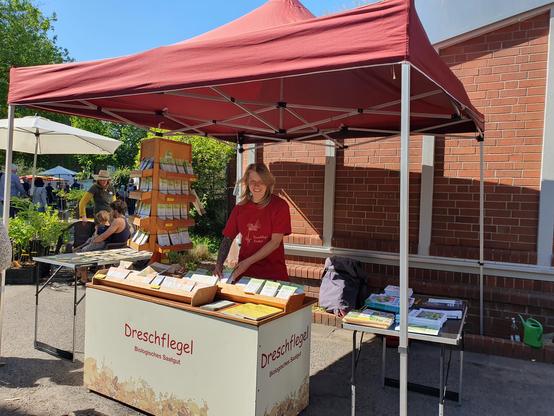 Saatgutstand in Witzenhausen auf dem Jungpflanzenmarkt