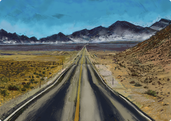 'Death Valley' ... First time using the 'Heavy Paint App'. All was going well, and I finished the drawing. Suddenly, it crashed, and the screen went black. After a while, it recovered, but it could not recover the final drawing. I lost around  1 hour of work. 

#illustration #art #digitalArt #drawing #heavypaint #artist #artwork #drawingoftheday #deathvalley #scenery #visualart #artfeed #creativetoots 