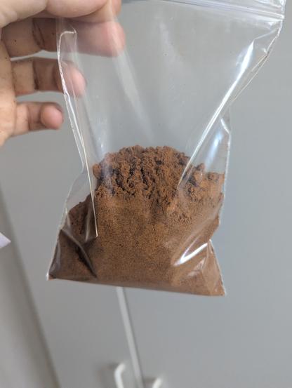 Kimchipulver in Plastiksack 