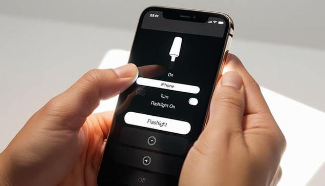 How To Turn On Or Turn Off The Flashlight On An iPhone?