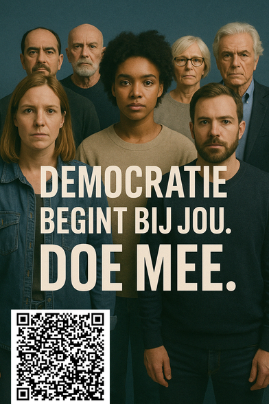Democratie begint bij jou. Doe mee.