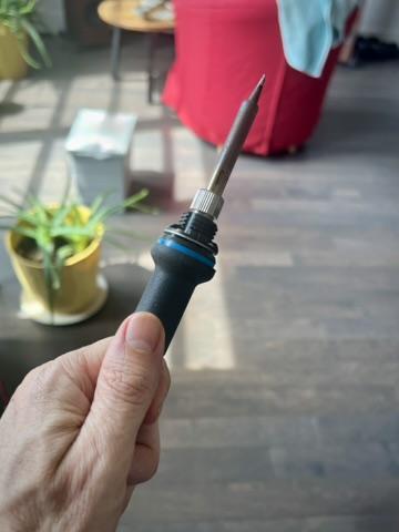 My laser saver, an soldering iron :-)