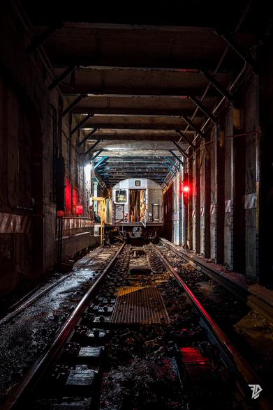a train ready to be scrapped