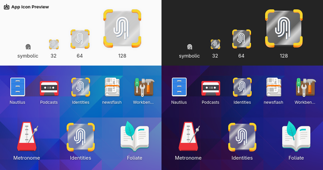 Identities icon.