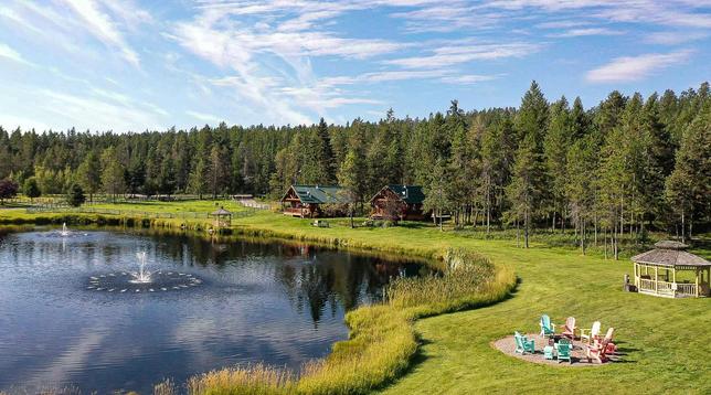 Spring at Haymoon Resort in Whitefish, Montana