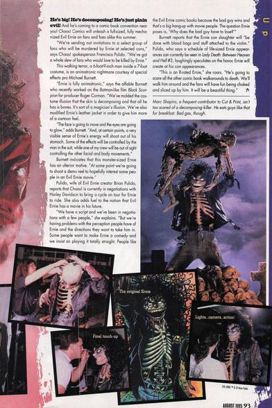 the article, with photos, one of the photos is of evil ernie lifting up a corpse 