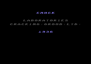 Screenshot of "Davis Cup" - Crack: Chuck - Published by - on Commodore 64 (19xx)