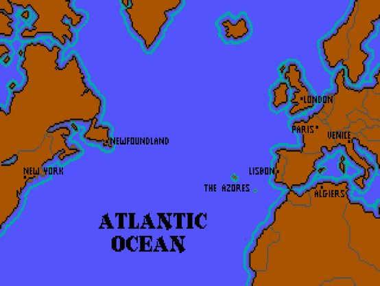 Room 068: Travel Map - Atlantic